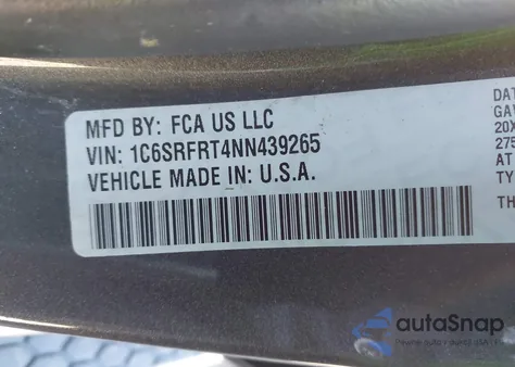 2022 Ram 1500 Laramie 4X4 6'4 Box from USA, damaged, VIN 1C6SRFRT4NN439265